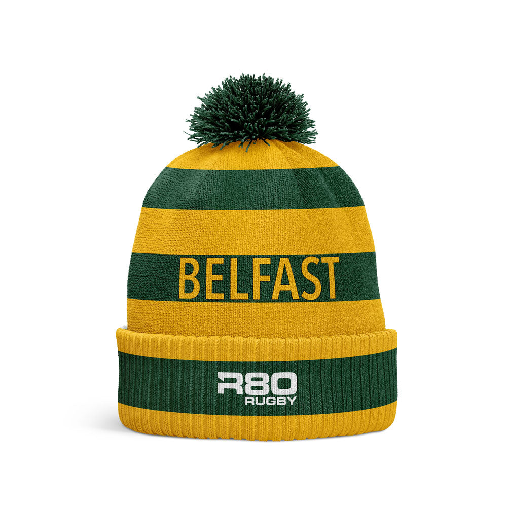 Belfast Rugby Club Pom Pom Beanie