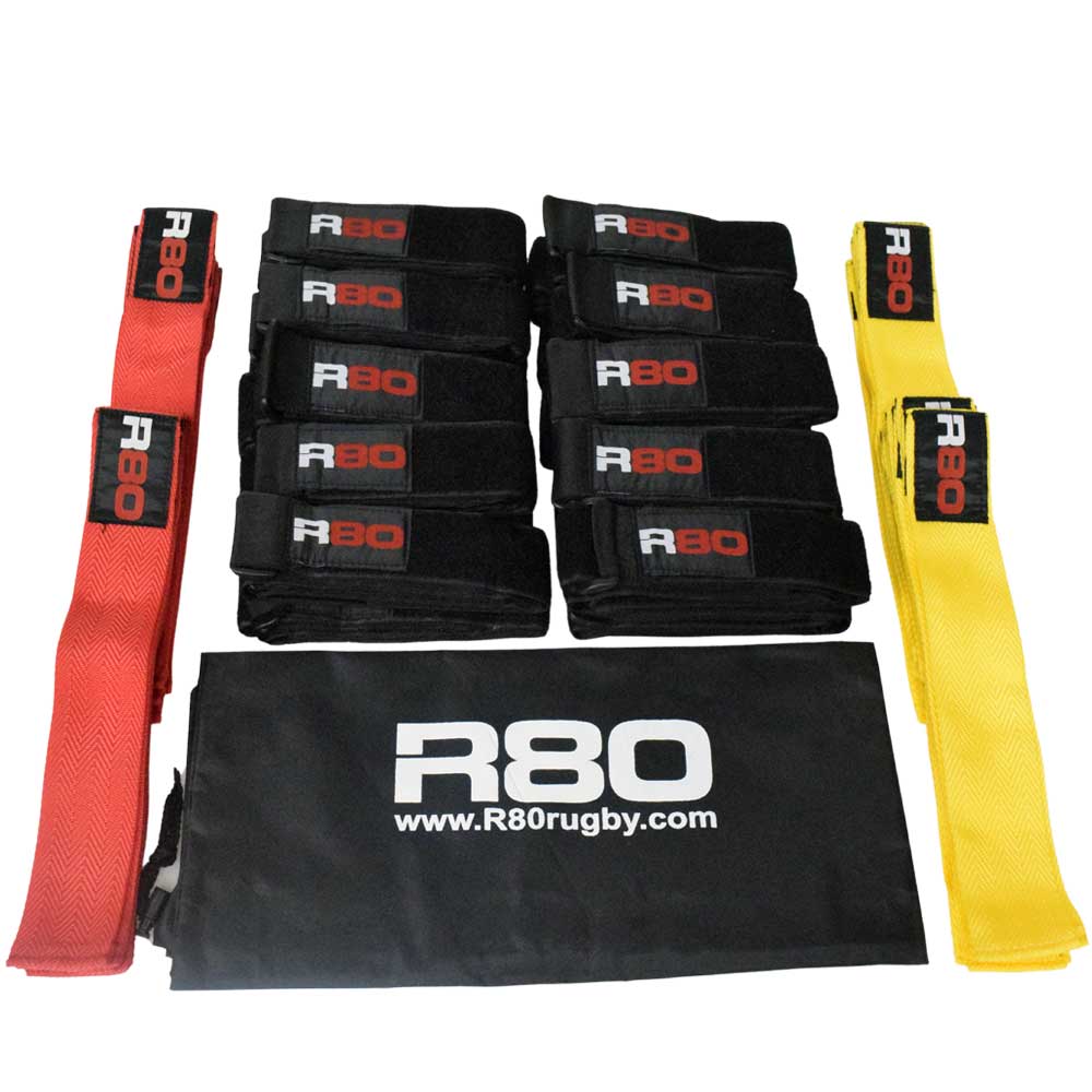 Adult Tag Rugby Sets for 20 Players - R80Sports