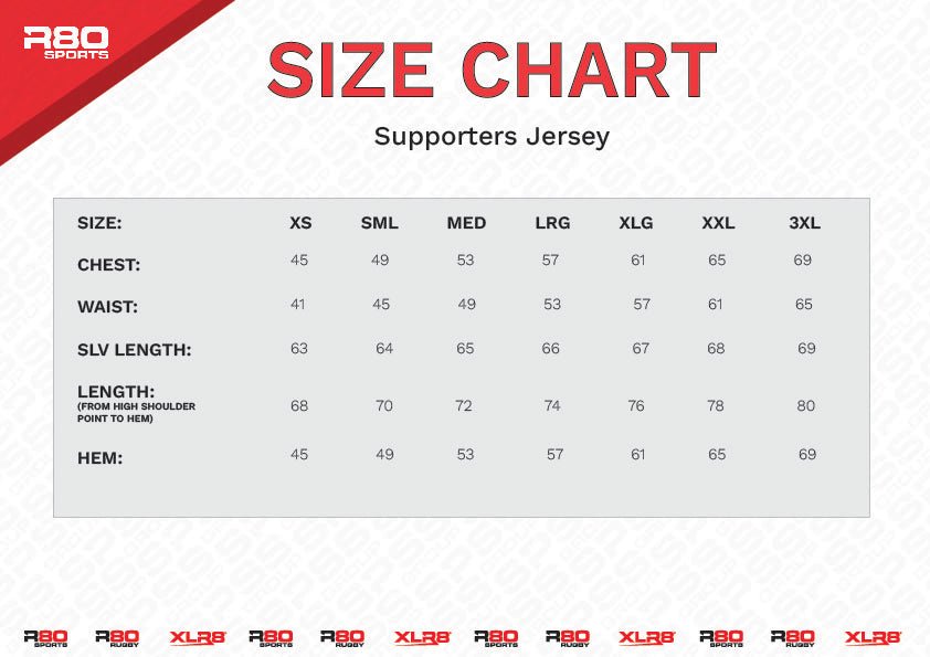 Mt Somers RFC Supporters Jersey - R80Sports