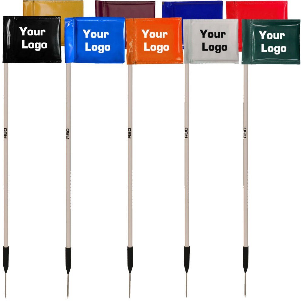 Side - line Pole with Printed Rigid Flags - R80Sports