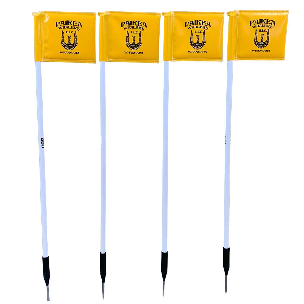 Side - line Pole with Printed Rigid Flags - R80Sports