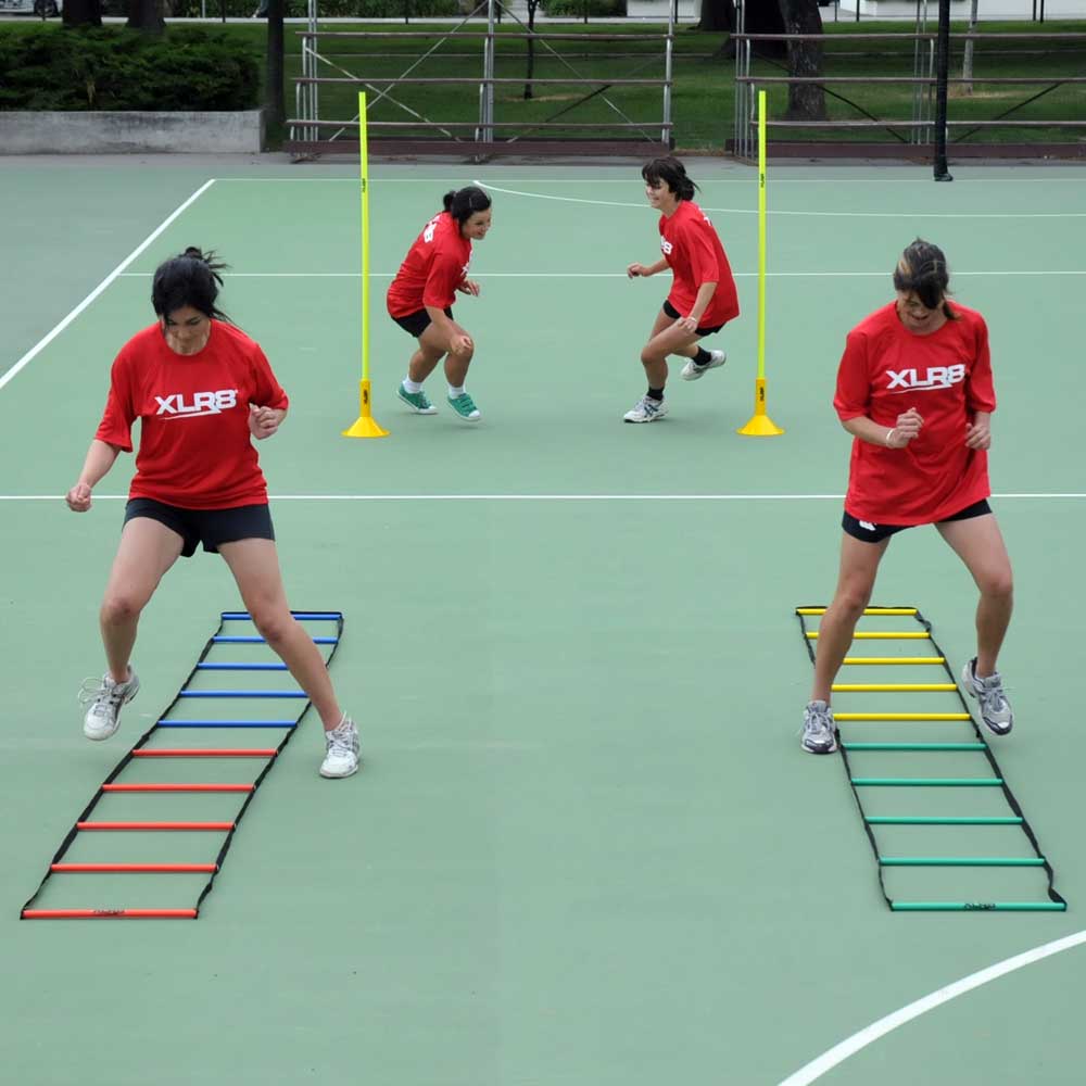 XLR8 Multi - Coloured Fastfoot Ladder - R80Sports