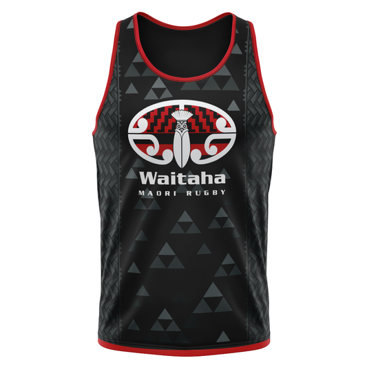 Waitaha Māori Rugby Sublimated Singlet