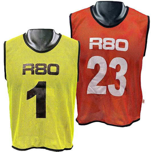 1 - 23 Numbered Pro Reversible Training Bib set - R80Sports