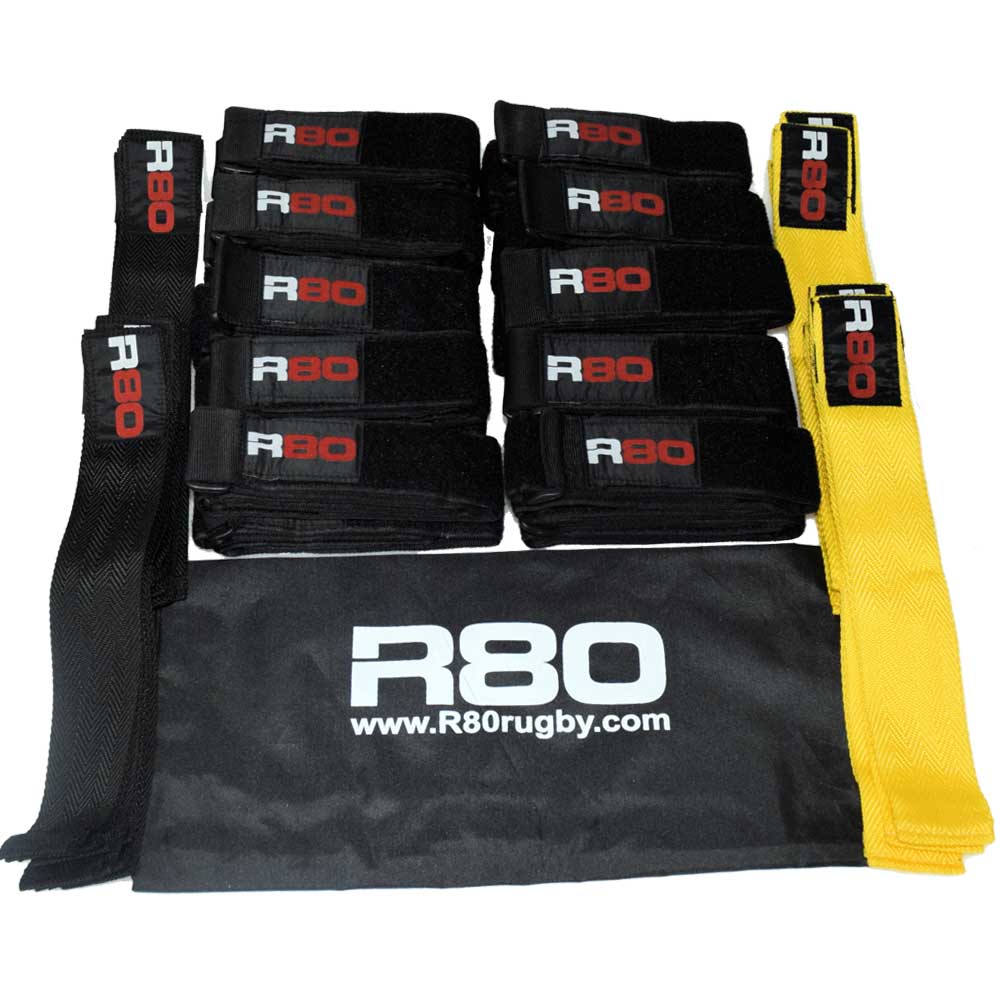 Adult Tag Rugby Sets for 20 Players - R80Sports