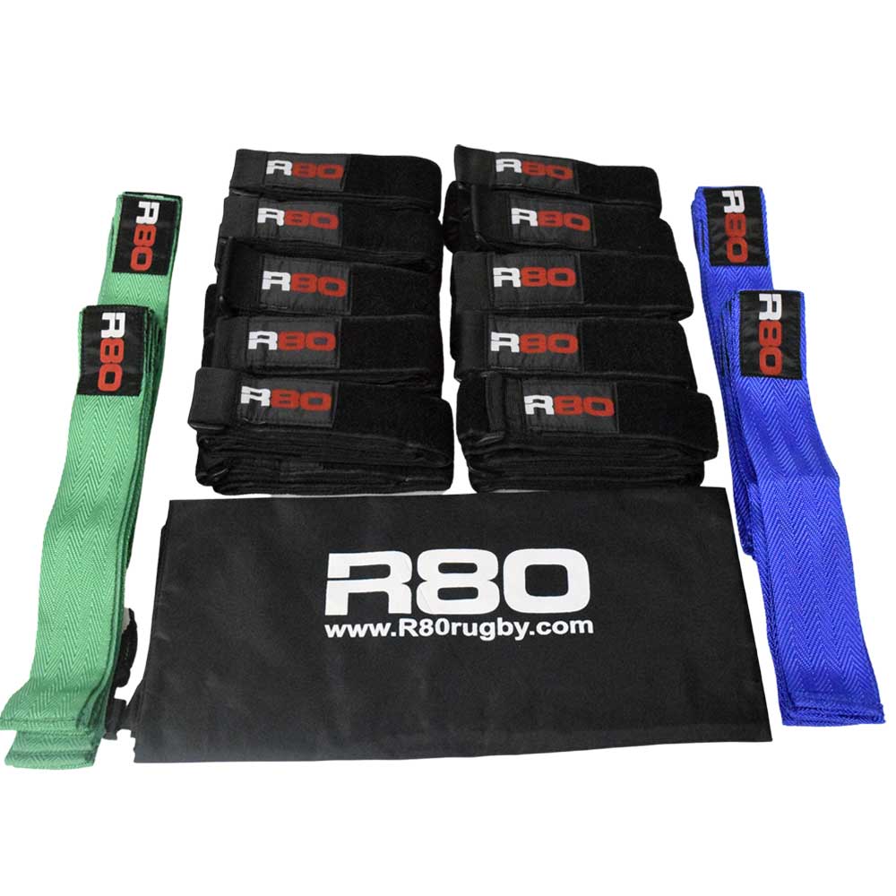 Adult Tag Rugby Sets for 20 Players - R80Sports