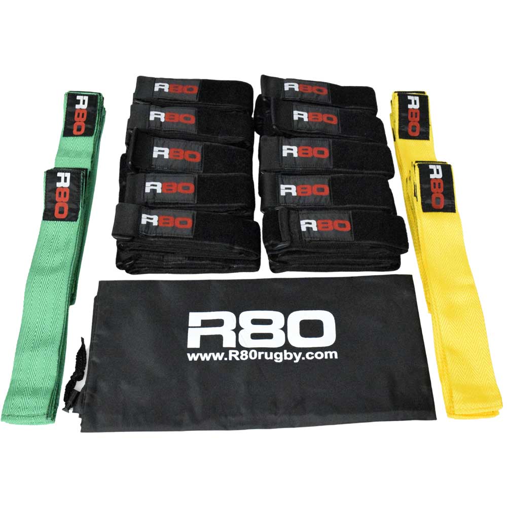 Adult Tag Rugby Sets for 20 Players - R80Sports
