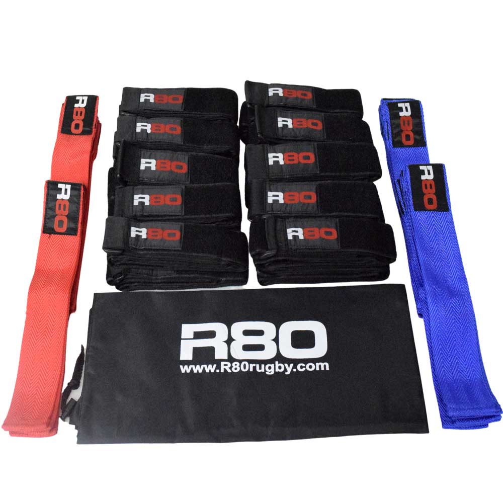 Adult Tag Rugby Sets for 20 Players - R80Sports