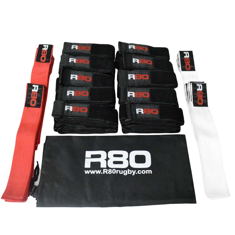 Adult Tag Rugby Sets for 20 Players - R80Sports