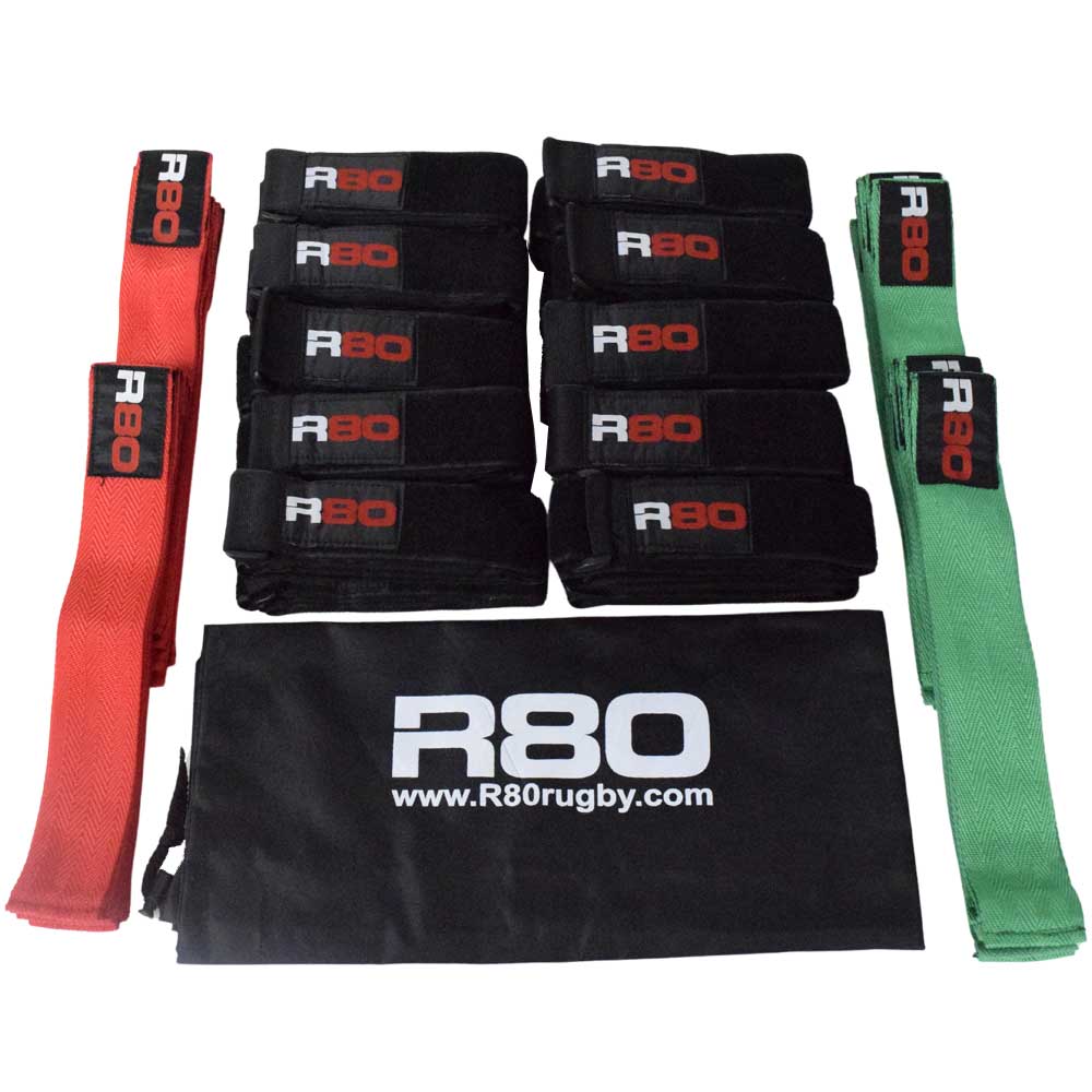 Adult Tag Rugby Sets for 20 Players - R80Sports