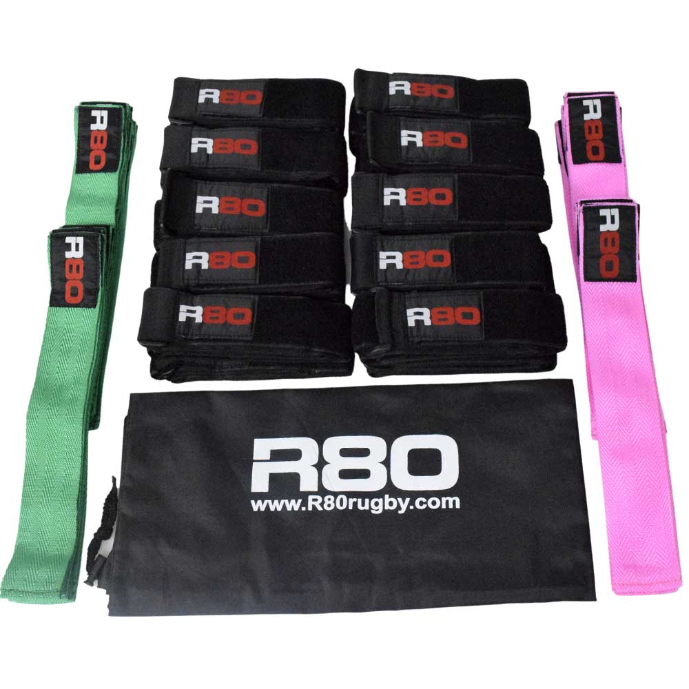 Adult Tag Rugby Sets for 20 Players - R80Sports