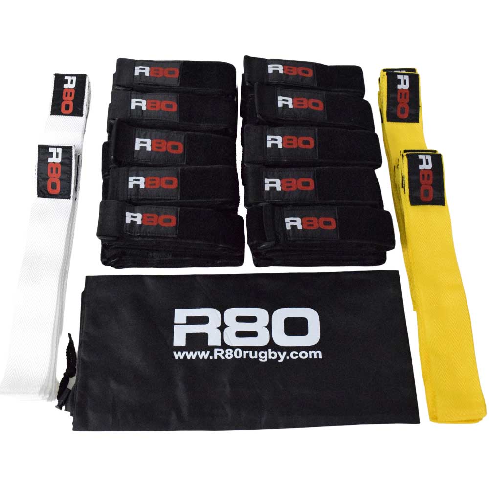 Adult Tag Rugby Sets for 20 Players - R80Sports