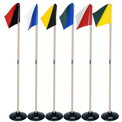 Artificial Surface / Indoor Pole with Club Colour Flag - R80Sports