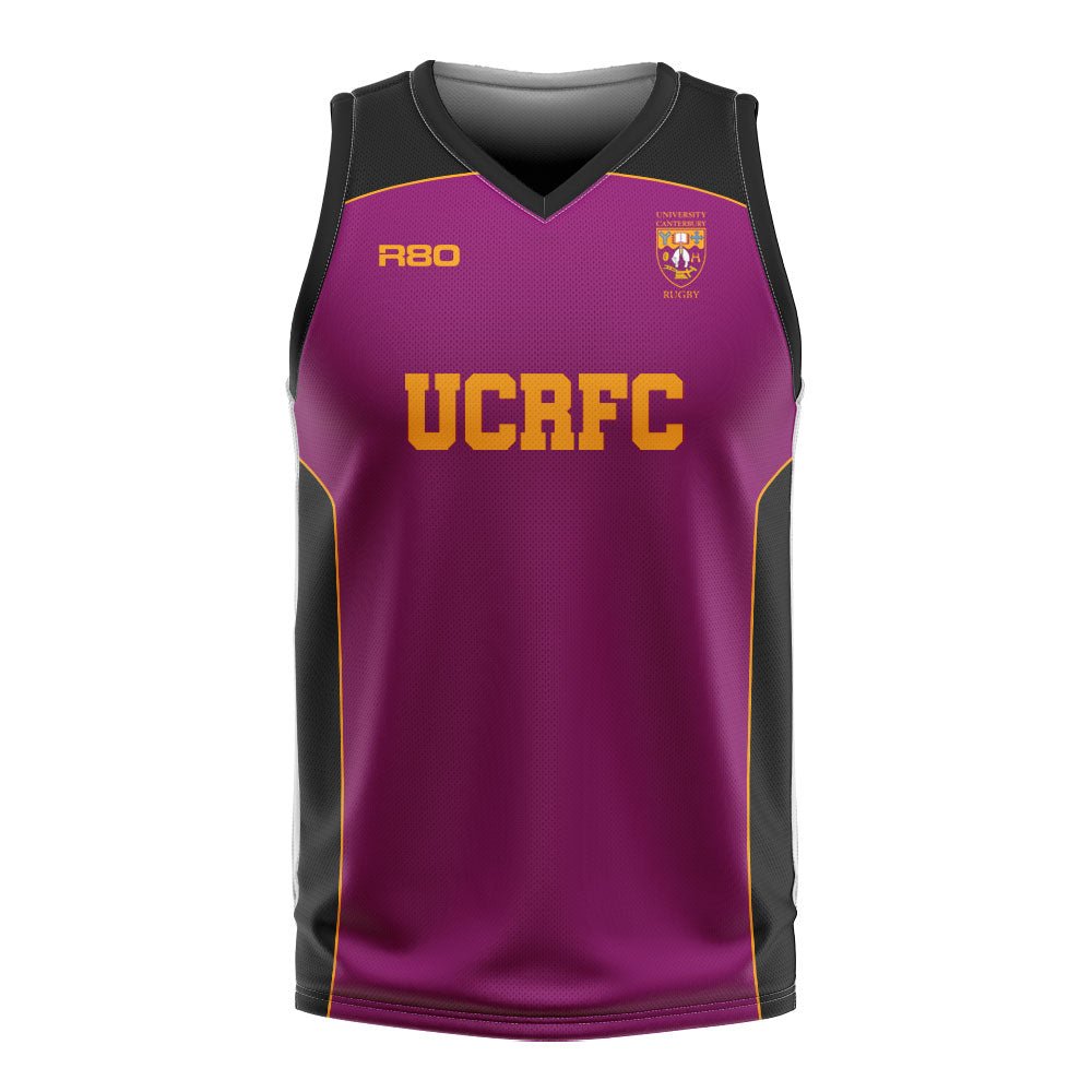 Canterbury University Rugby Club - Sublimated Basketball Singlet - R80Sports