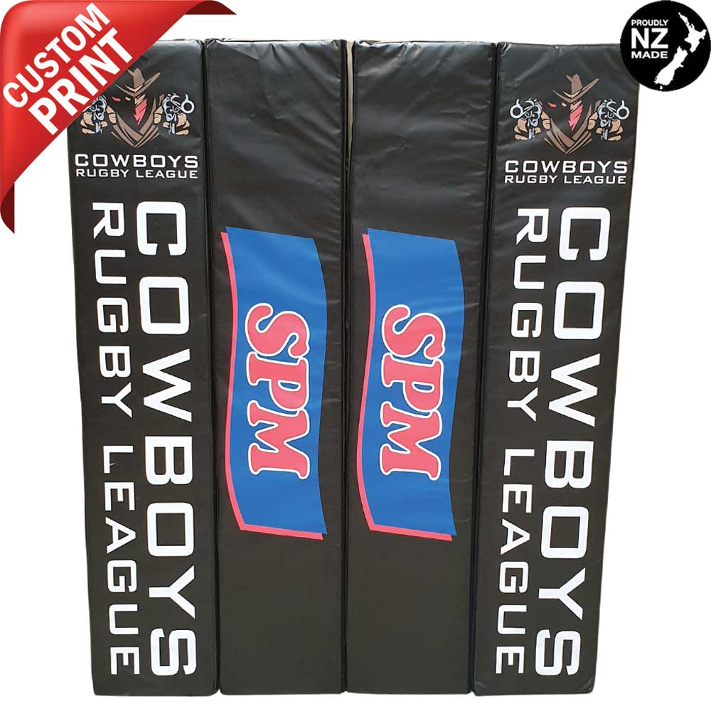 Corporate Branded Rugby Goal Post Pads - R80Sports