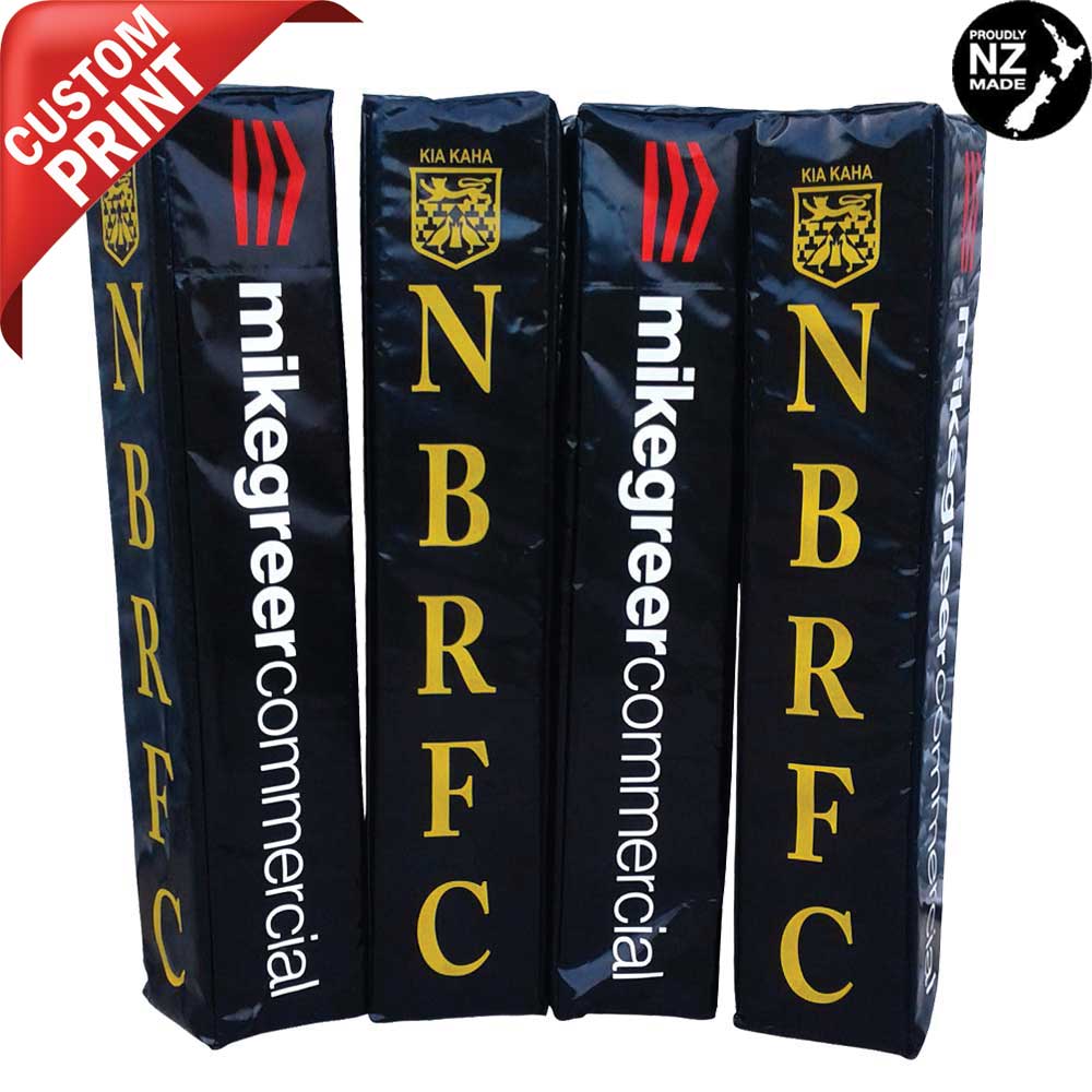 Corporate Branded Rugby Goal Post Pads - R80Sports