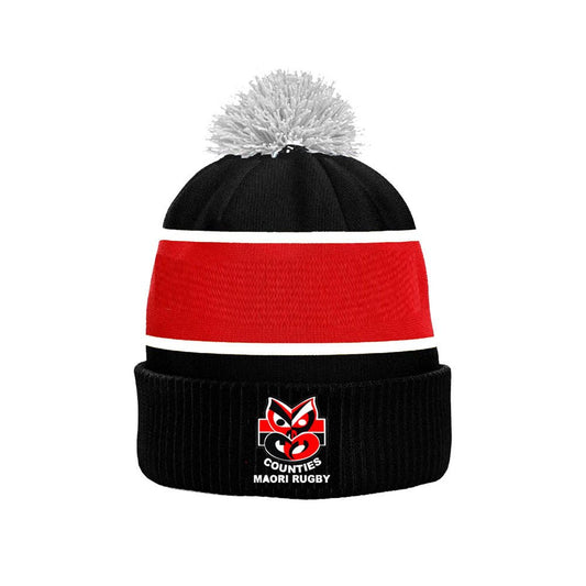 Counties Maori Rugby Pom Beanie - R80Sports