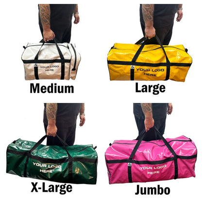 R80 Club Kit Colours Gear Bag White with End Pocket