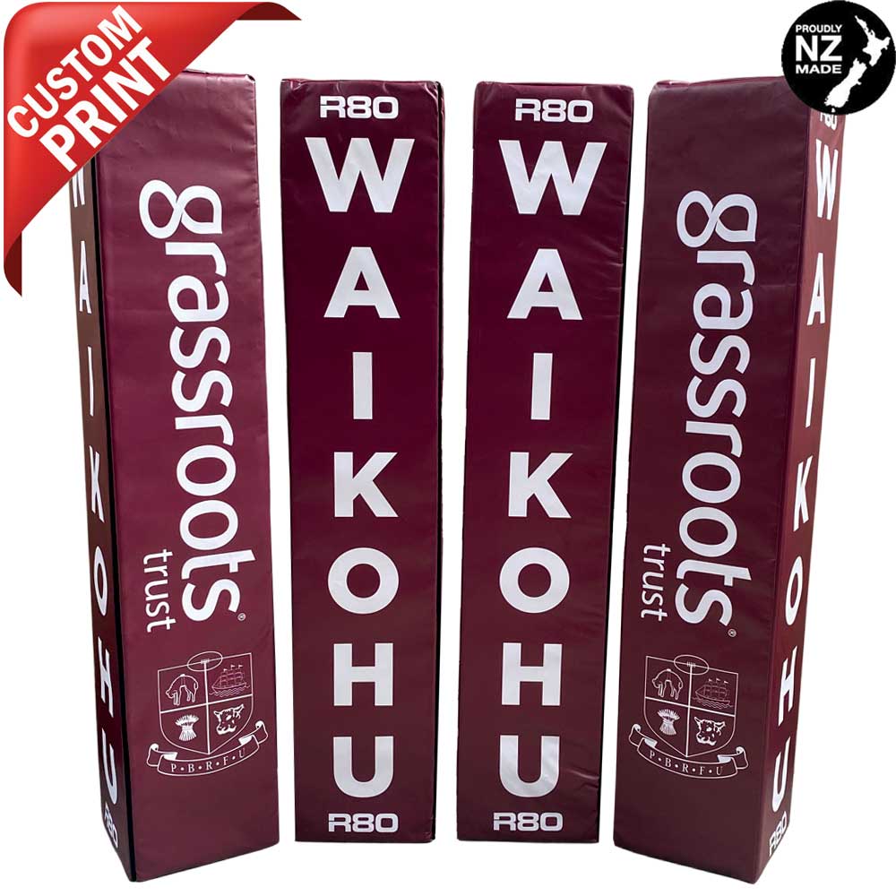 Custom Printed Rugby Goal Post Protector Pads - R80Sports