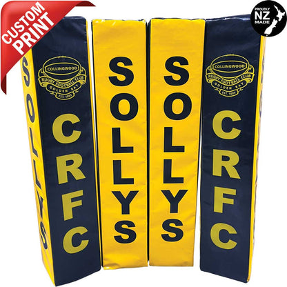 Custom Printed Rugby Goal Post Protector Pads - R80Sports