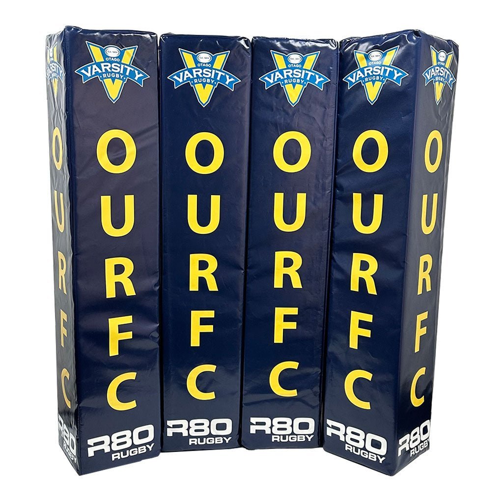 Digitally Printed Rugby Goal Post Protector Pads - R80Sports