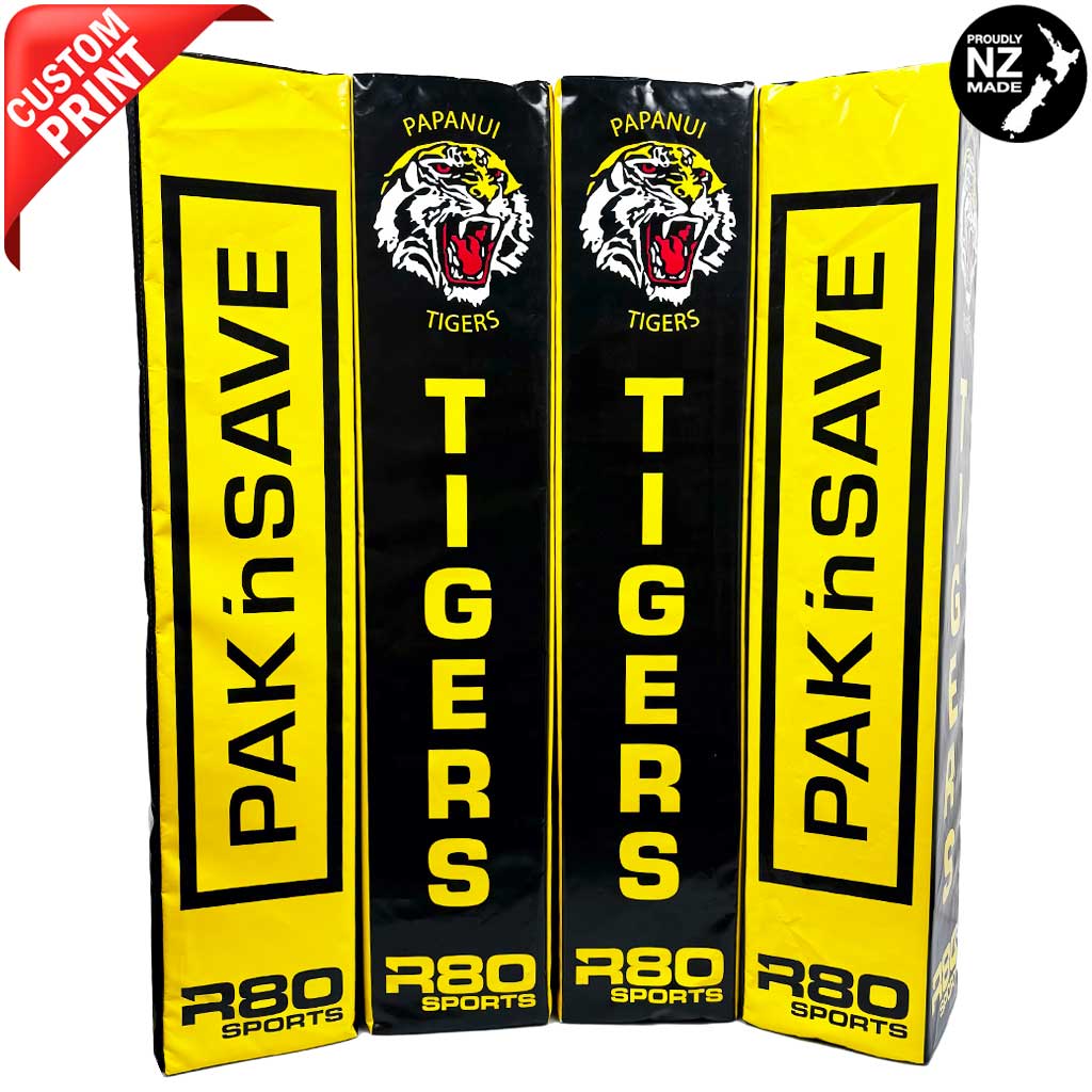 Digitally Printed Rugby Goal Post Protector Pads - R80Sports