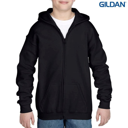 Gildan Heavy Blend Youth Full Zip Hooded Sweatshirt - R80Sports