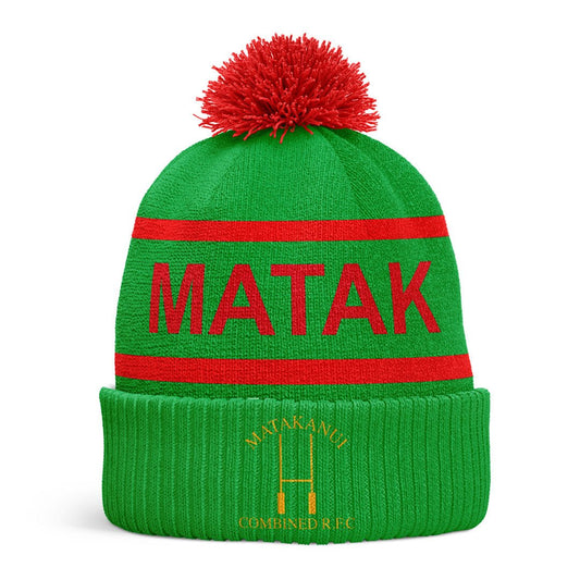 Matakanui Rugby Club Pom Pom Beanie - R80Sports