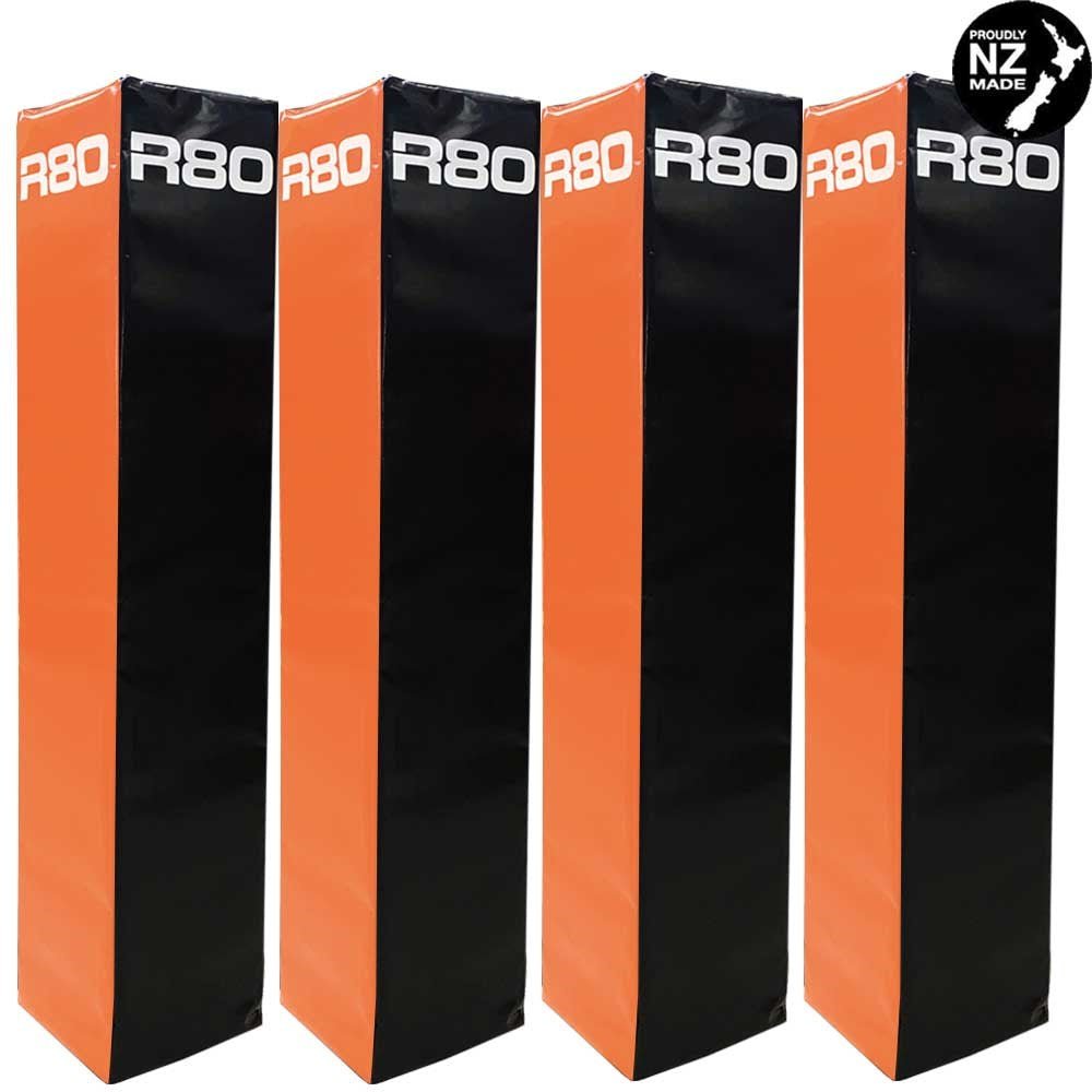 R80 Club Coloured Rugby Goal Post Protector Pads - R80Sports