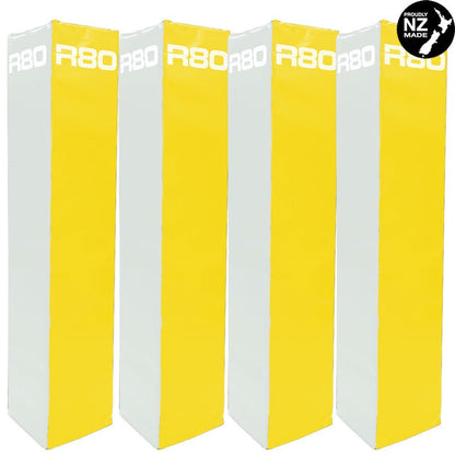 R80 Club Coloured Rugby Goal Post Protector Pads - R80Sports