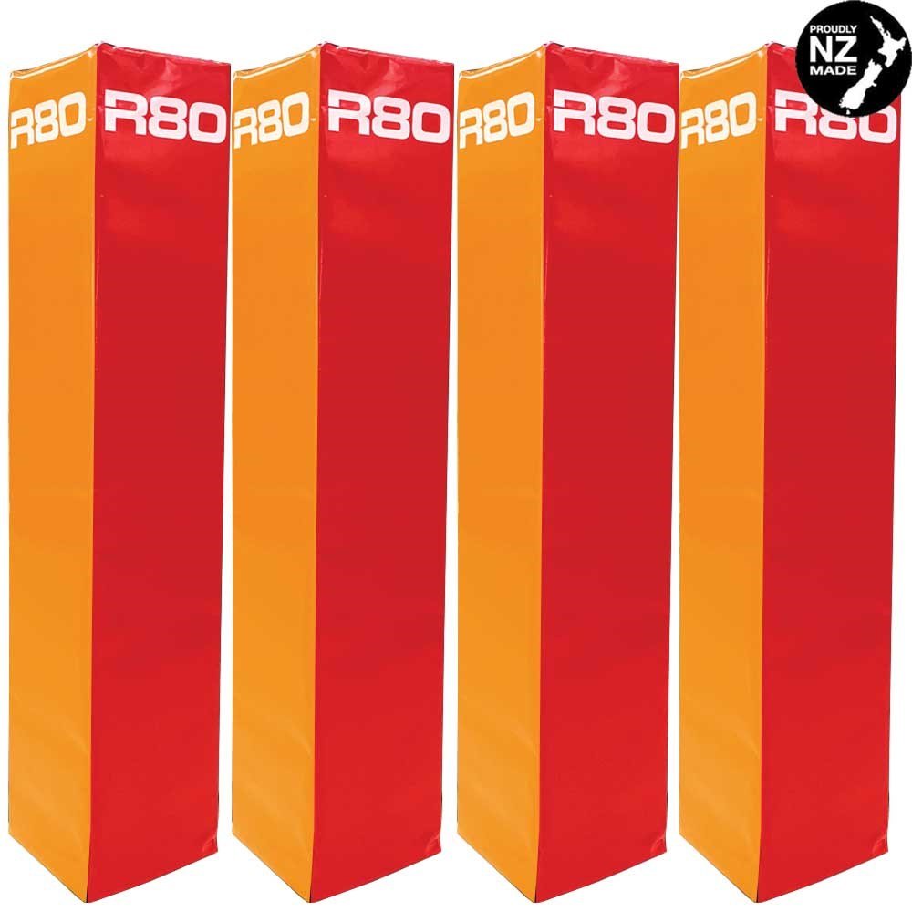 R80 Club Coloured Rugby Goal Post Protector Pads - R80Sports