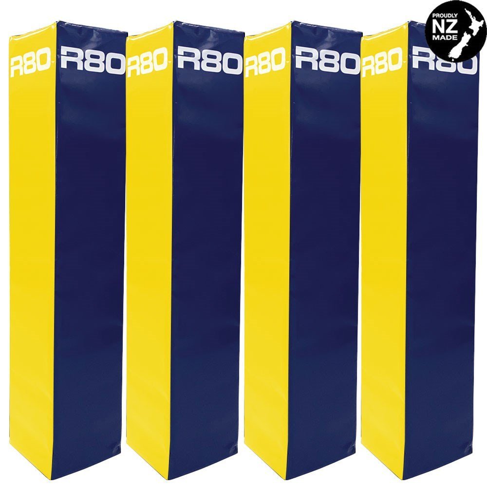 R80 Club Coloured Rugby Goal Post Protector Pads - R80Sports