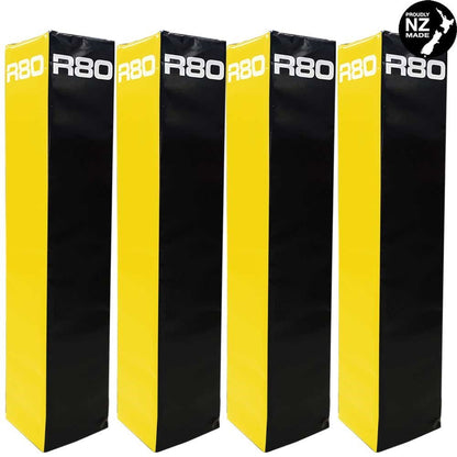 R80 Club Coloured Rugby Goal Post Protector Pads - R80Sports