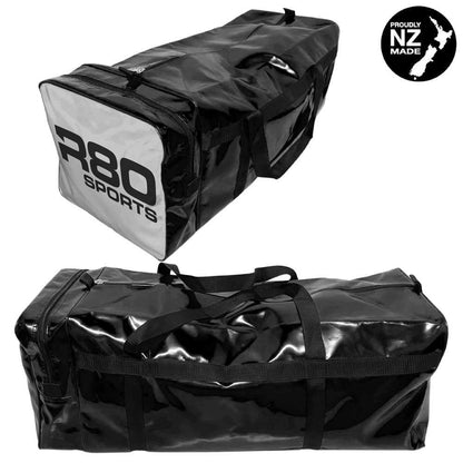 R80 Club Kit Colours Gear Bag Black with End Pocket - R80Sports