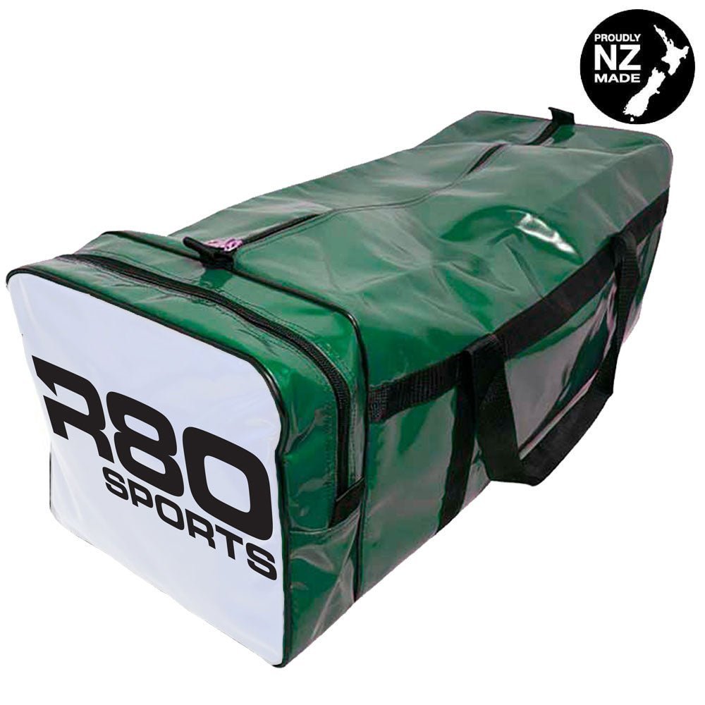 R80 Club Kit Colours Gear Bag Green with End Pocket - R80Sports