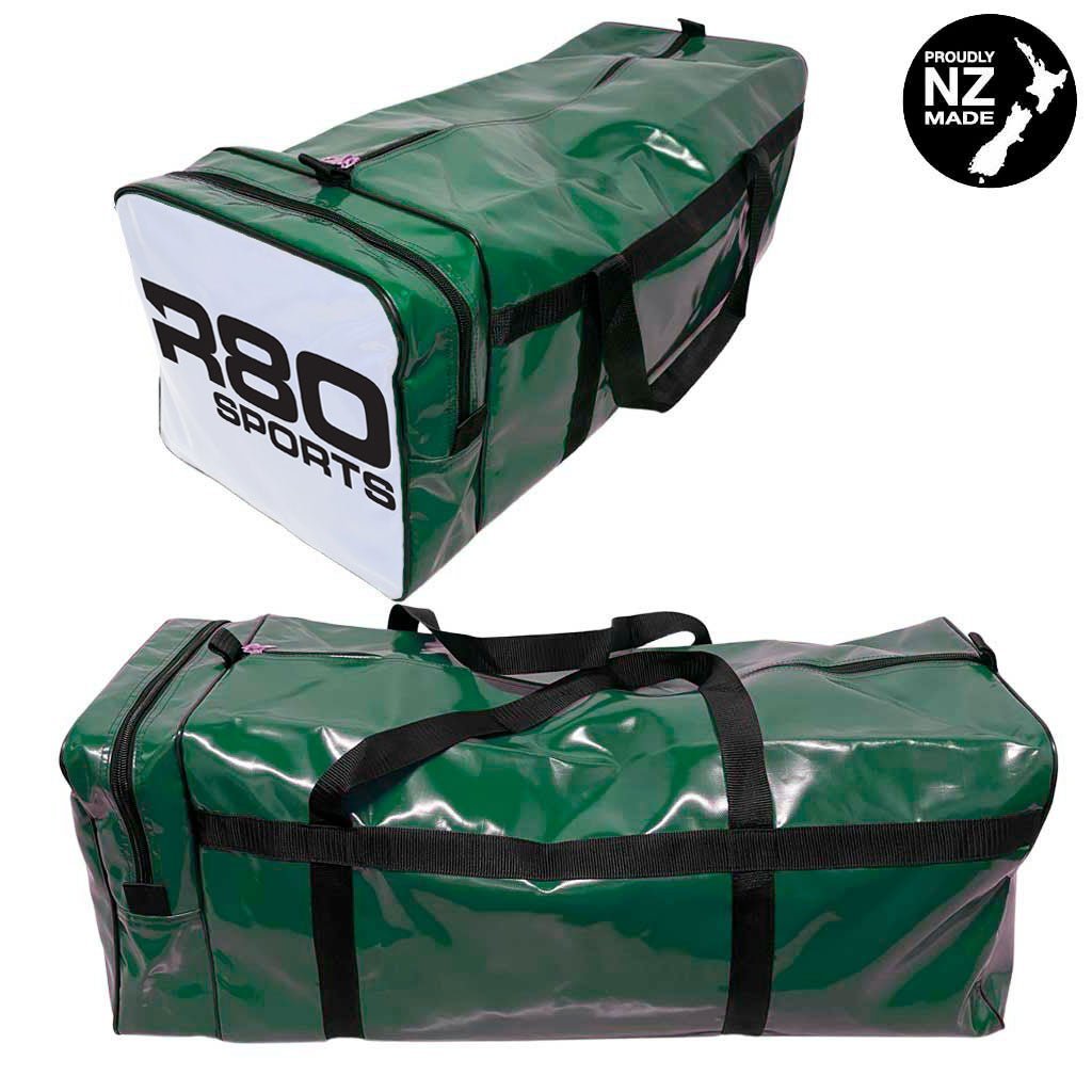 R80 Club Kit Colours Gear Bag Green with End Pocket - R80Sports