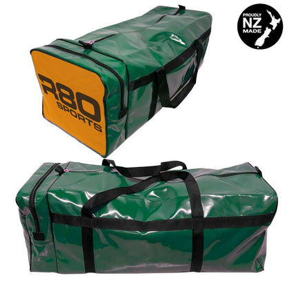 R80 Club Kit Colours Gear Bag Green with End Pocket - R80Sports