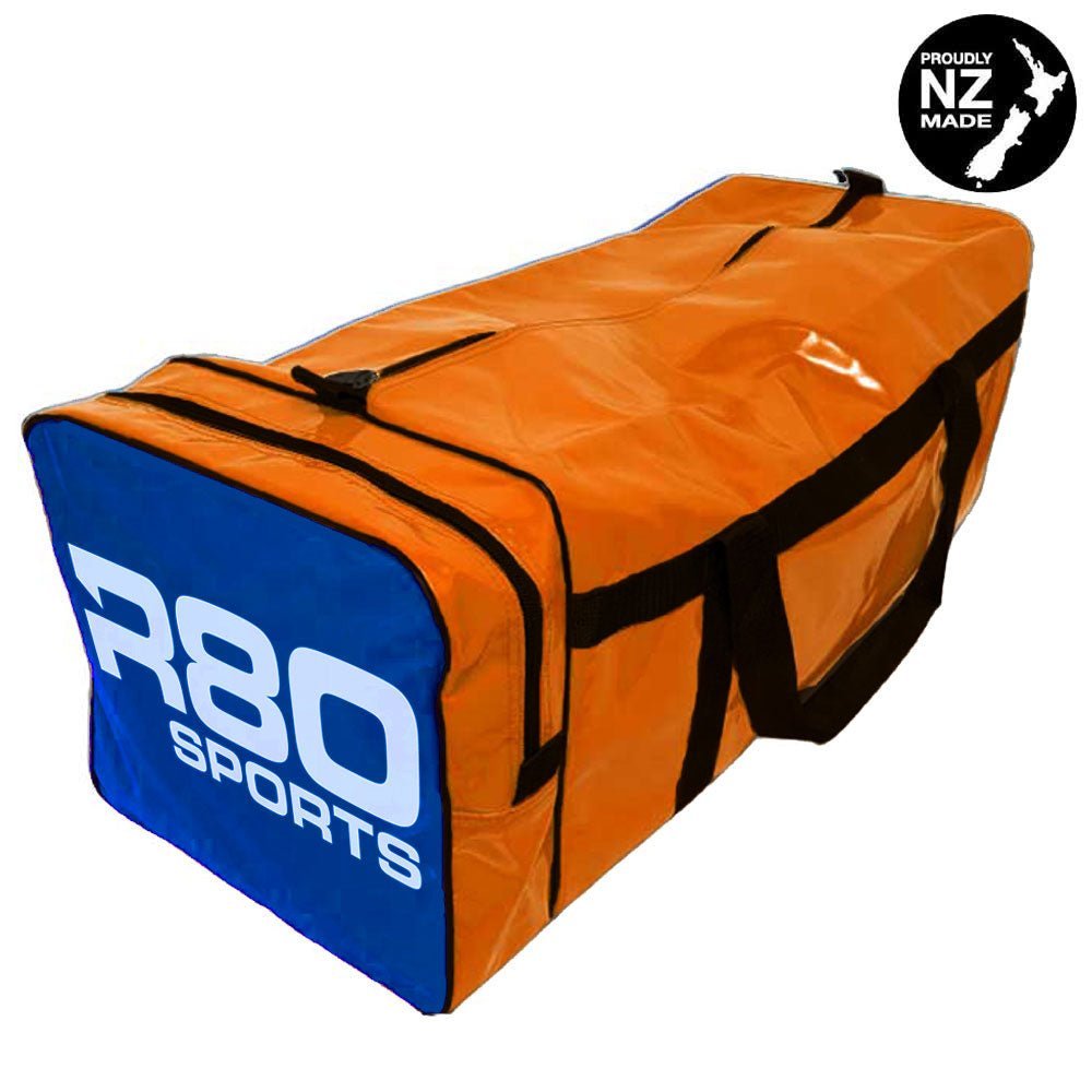 R80 Club Kit Colours Gear Bag Orange with End Pocket - R80Sports