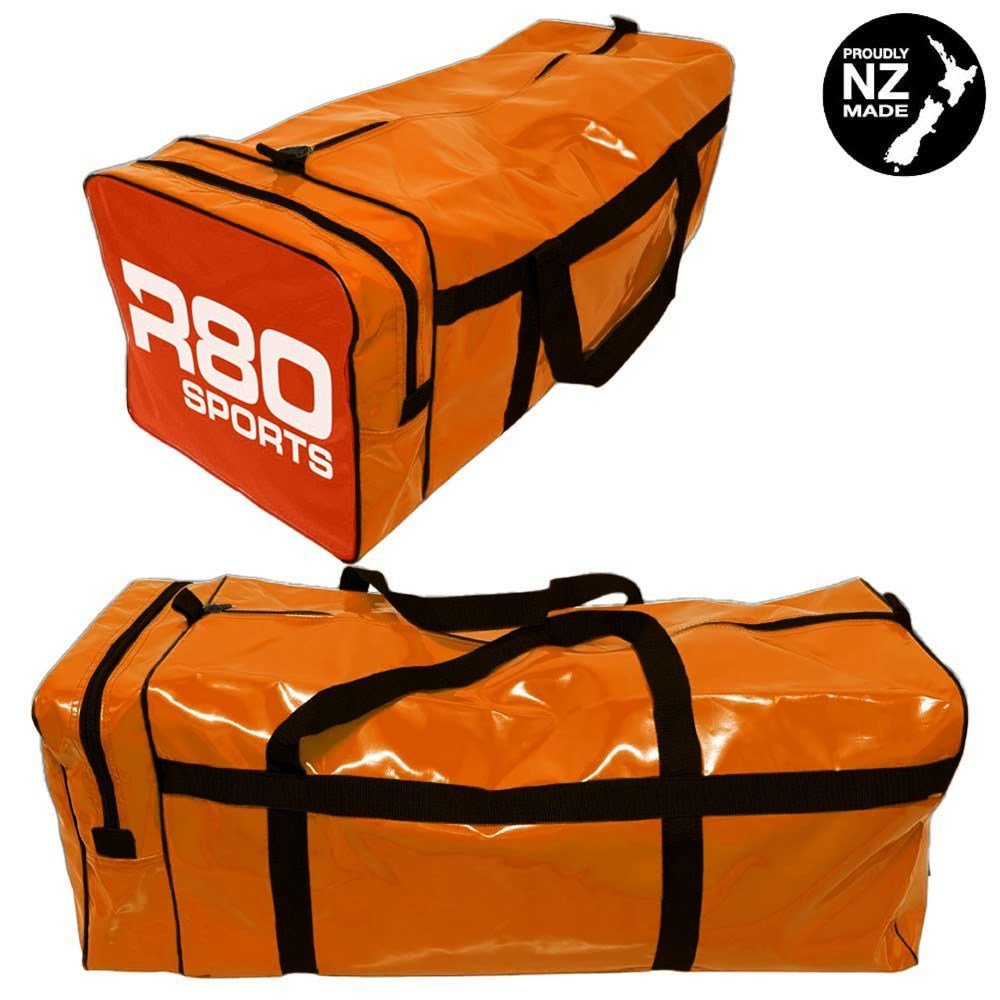 R80 Club Kit Colours Gear Bag Orange with End Pocket - R80Sports