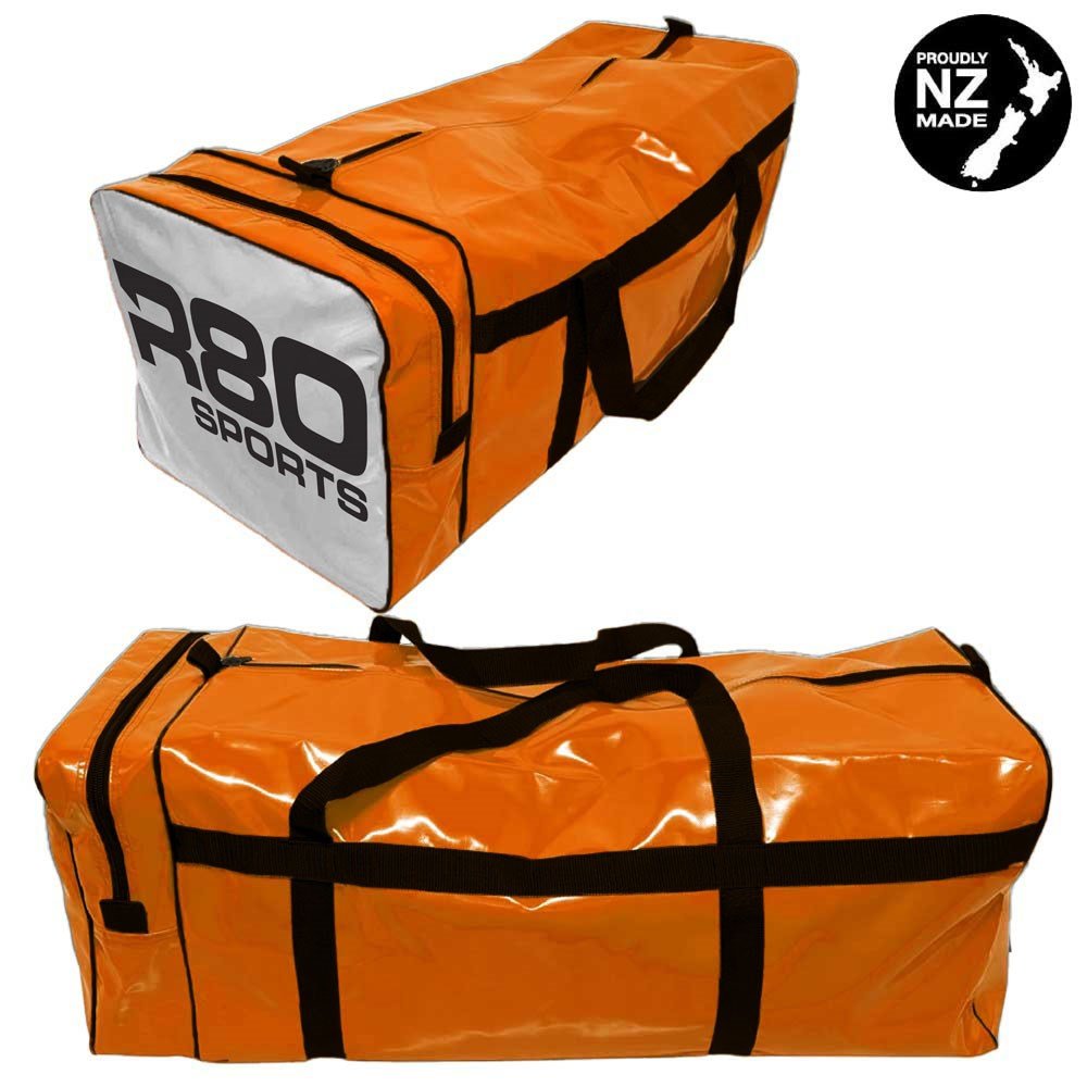 R80 Club Kit Colours Gear Bag Orange with End Pocket - R80Sports