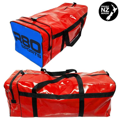 R80 Club Kit Colours Gear Bag Red with End Pocket - R80Sports