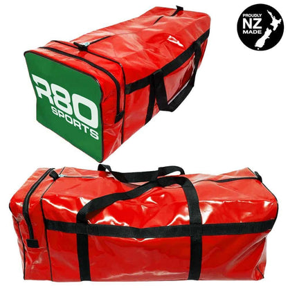 R80 Club Kit Colours Gear Bag Red with End Pocket - R80Sports