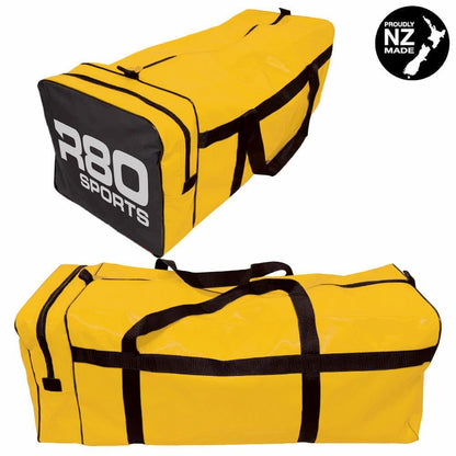 R80 Club Kit Colours Gear Bag Yellow with End Pocket - R80Sports