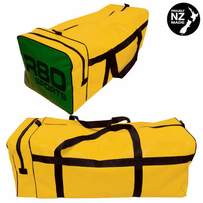 R80 Club Kit Colours Gear Bag Yellow with End Pocket - R80Sports