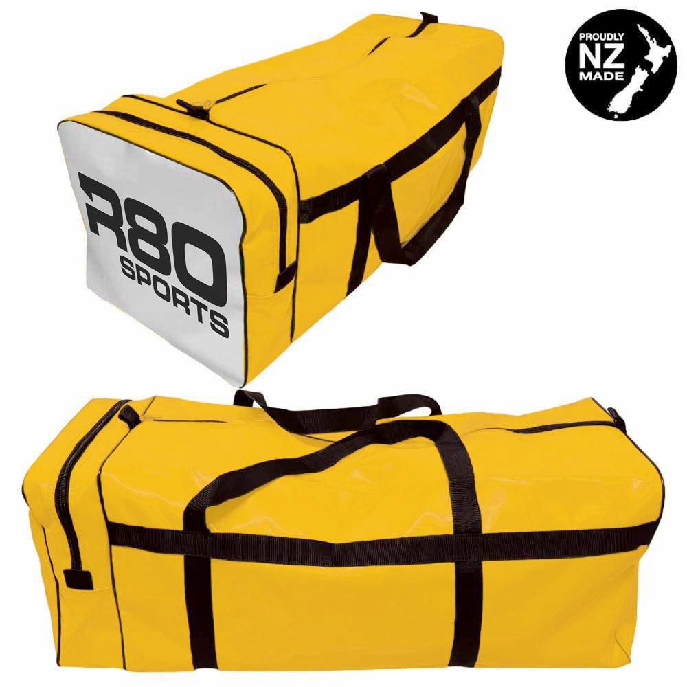 R80 Club Kit Colours Gear Bag Yellow with End Pocket - R80Sports