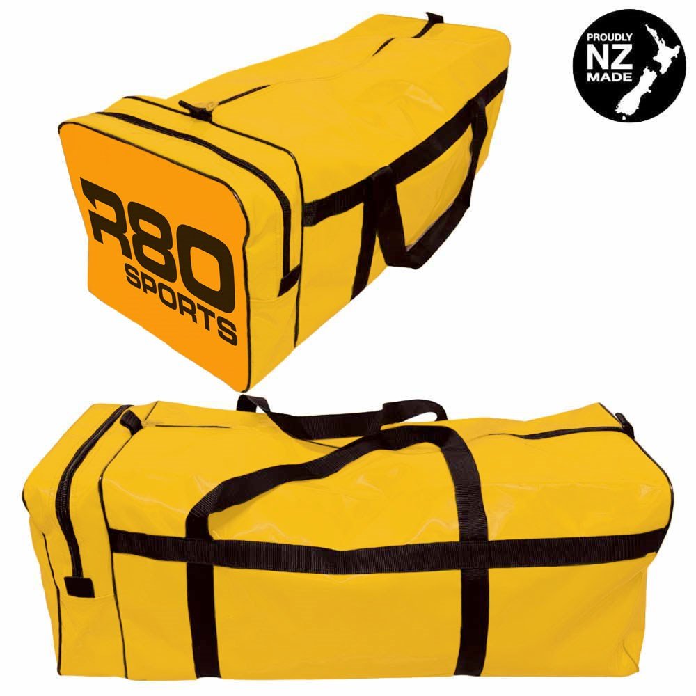 R80 Club Kit Colours Gear Bag Yellow with End Pocket - R80Sports