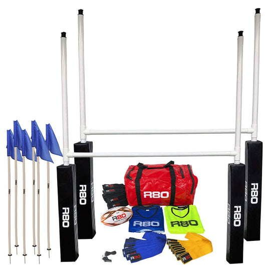 R80 Junior Rippa Team Sets with Posts & Corner Poles - R80Sports