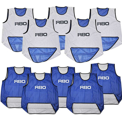 R80 Pro Reversible Training Bibs Set of 10 - R80Sports