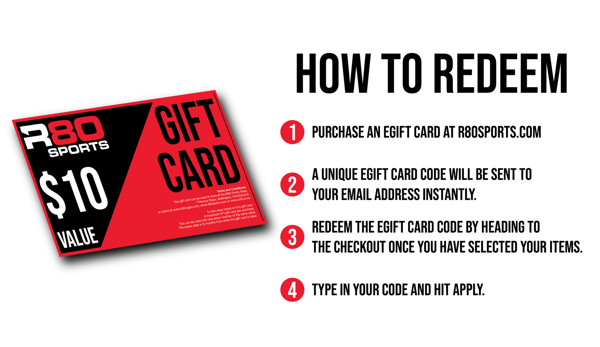 R80 Sports Gift Card - R80 Sports