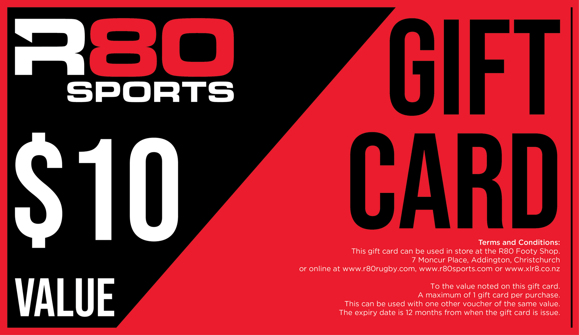 R80 Sports Gift Card - R80 Sports